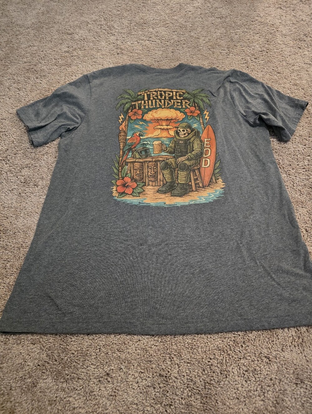 K Factor EOD Military Tropic Thunder Shirt XL